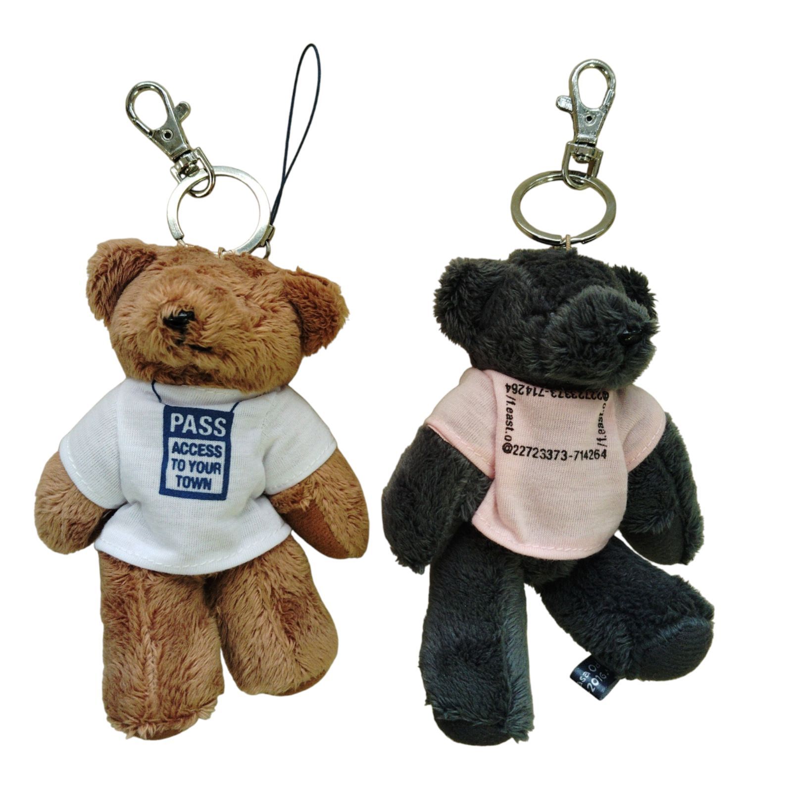 X04043 ストラップ付のくまのぬいぐるみ 2個 小田和正ツアー2016 君