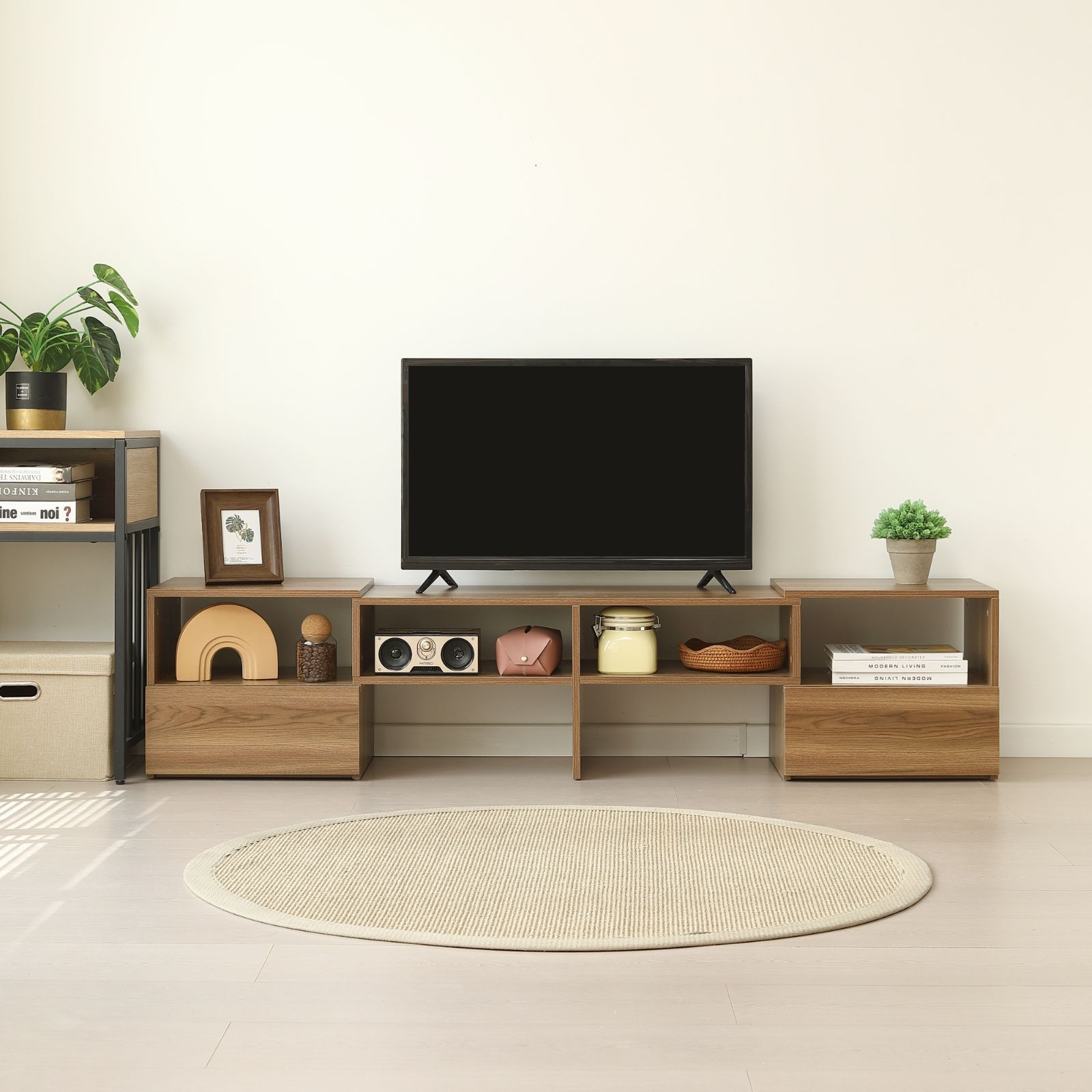 テレビ台 ローボード 伸縮自由 幅93～172cm テレビボード テレビラック