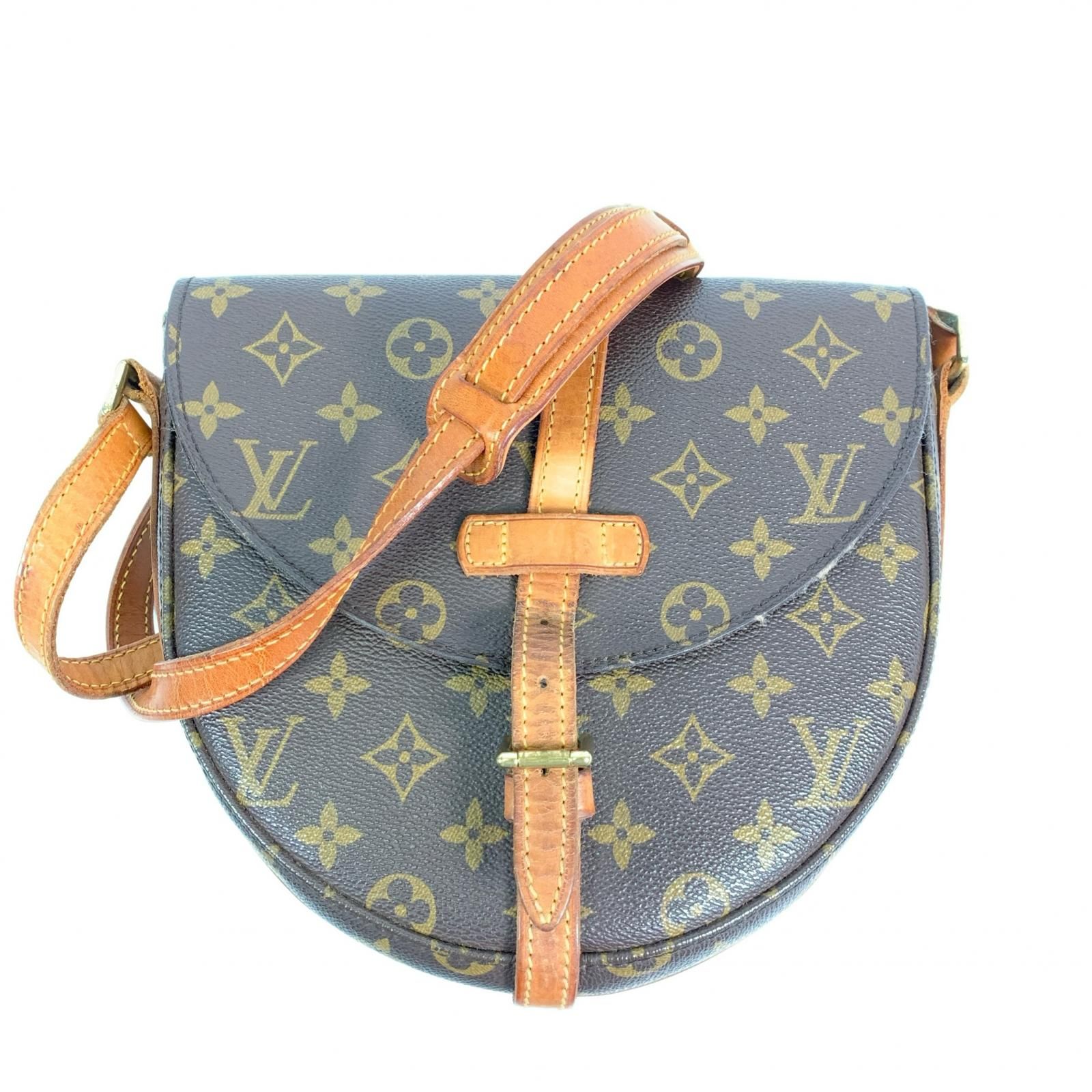 LOUIS VUITTON ルイ・ヴィトン ショルダーバッグ シャンティ ブラウン 