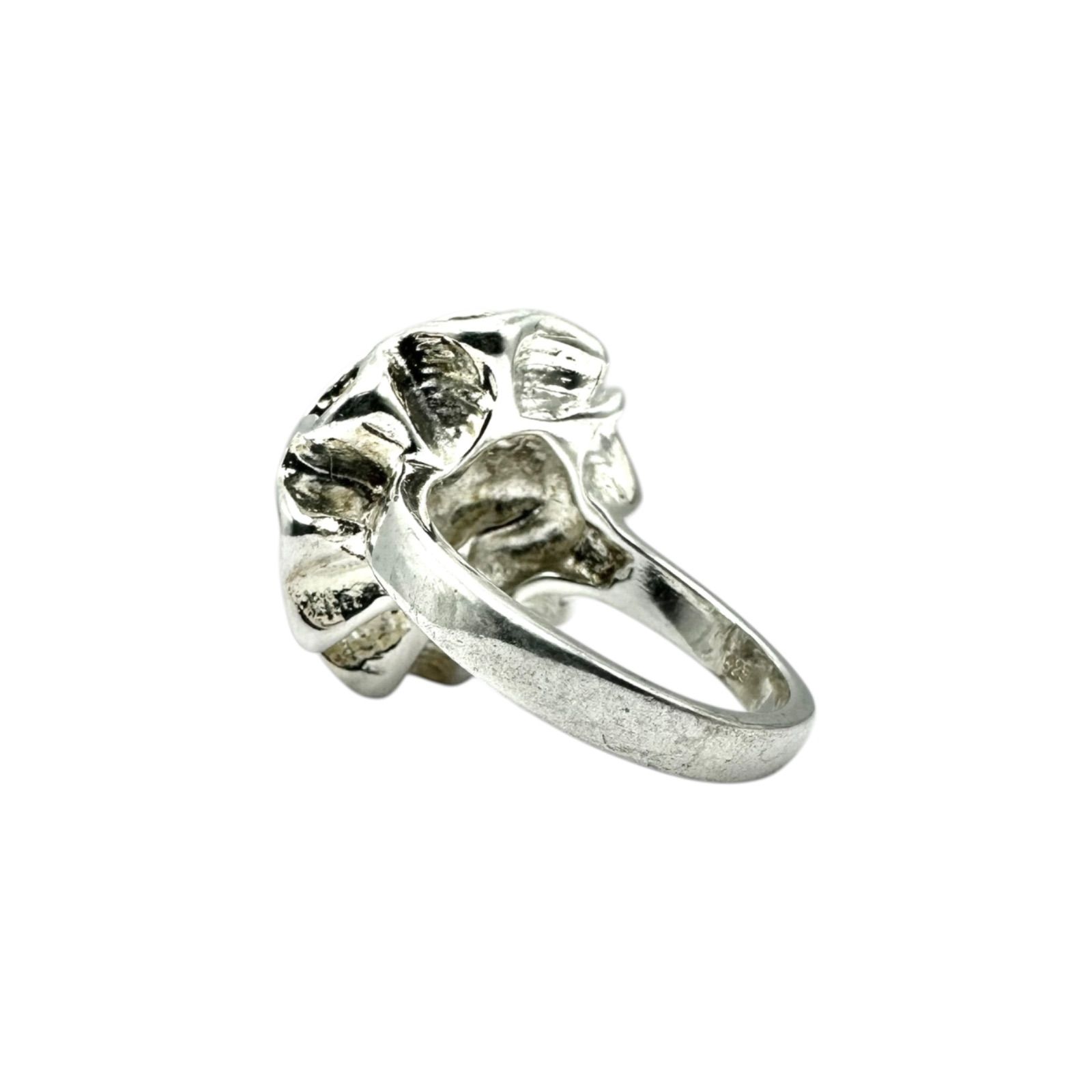 銀の薔薇】ローズ フラワー Silver 925 刻印 00s Vintage Design Ring