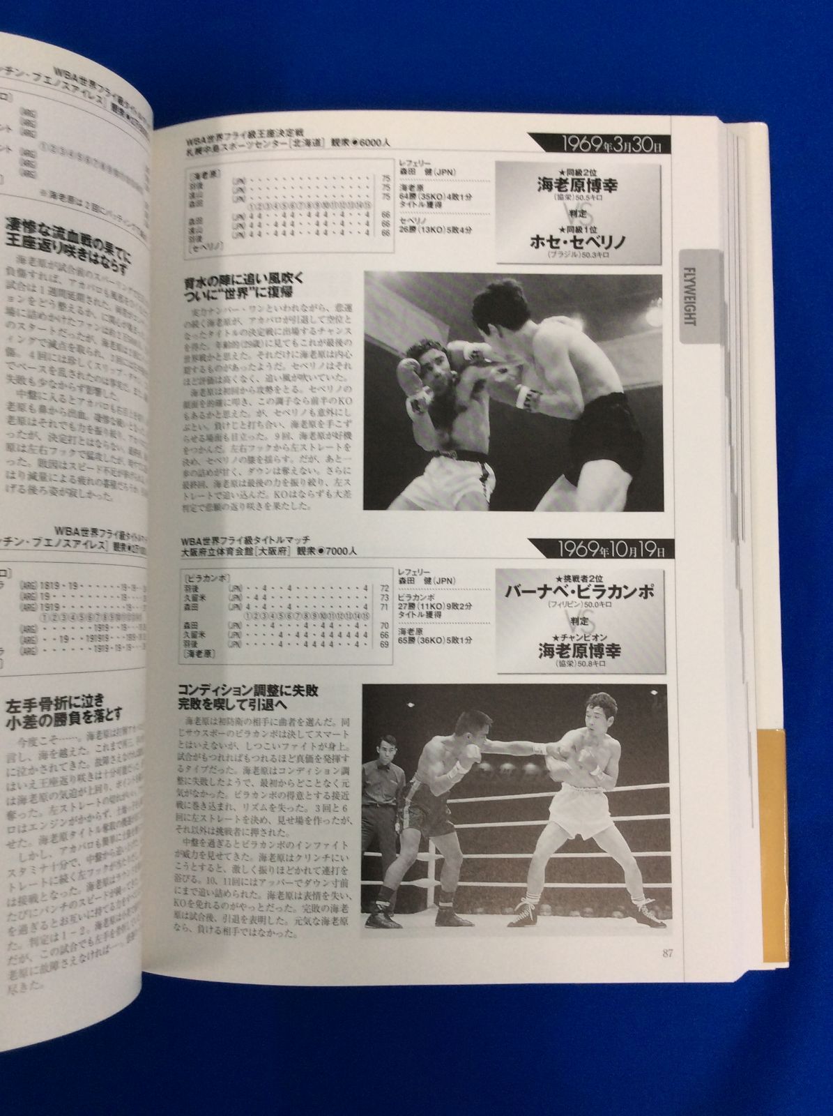 日本プロボクシング史　世界タイトルマッチで見る５０年　オマケ有 ☆日本プロボクシング史☆世界タイトルマッチで見る50年☆ベースボール