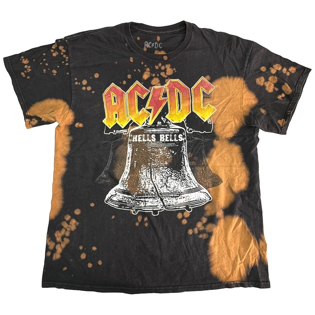 ACDC エーシーディーシー Hells Bells ブリーチTシャツ バンド 