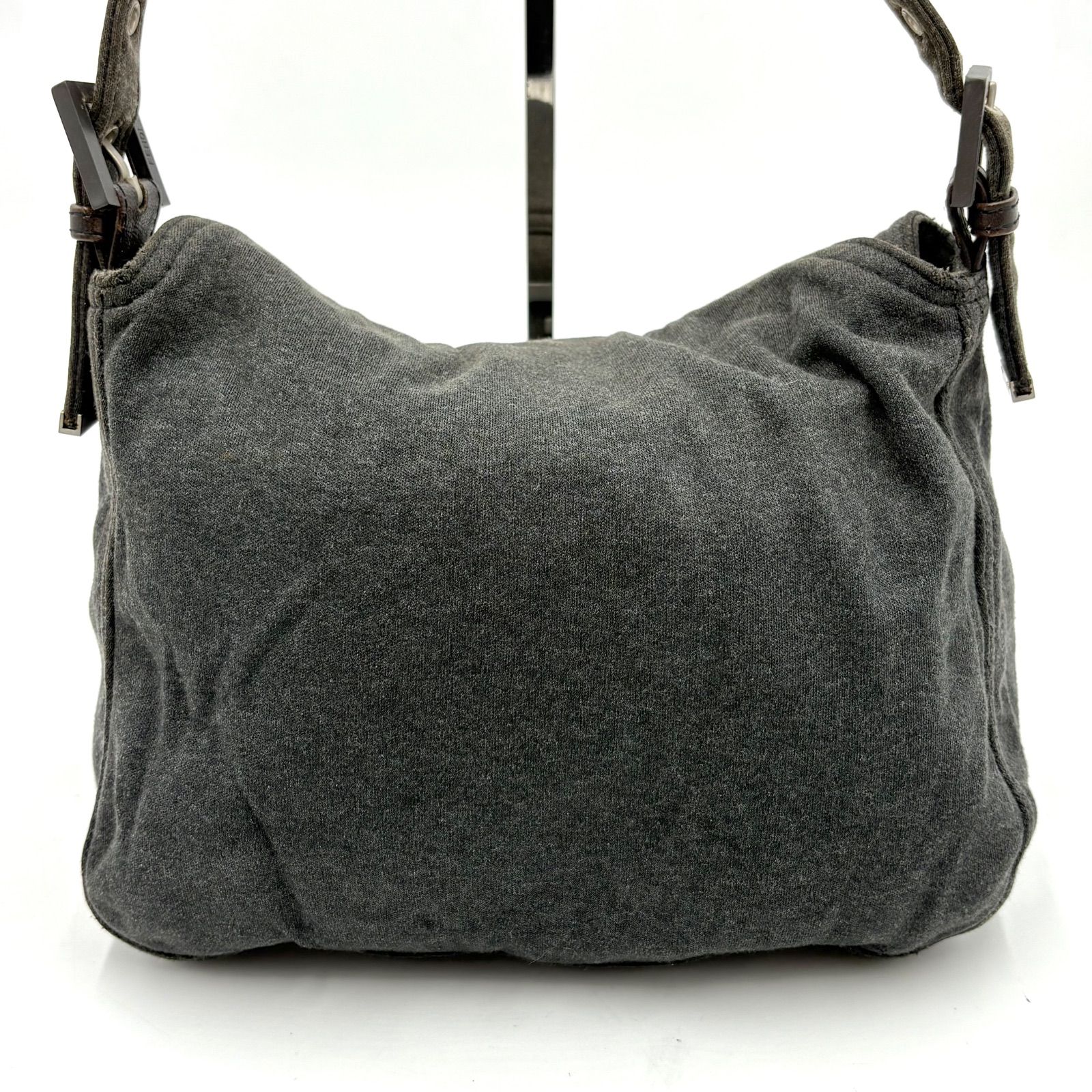 FENDI フェンディ FF金具 マンマバケット ジャージー ショルダーバッグ 