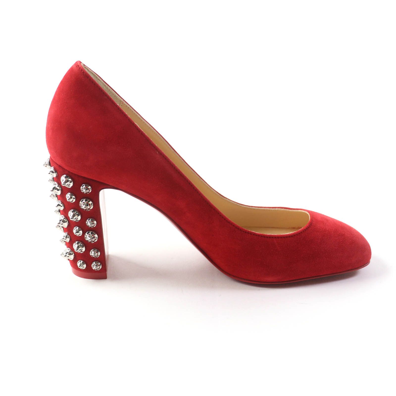 極美品☆Christian Louboutin クリスチャンルブタン スパイク スタッズ 