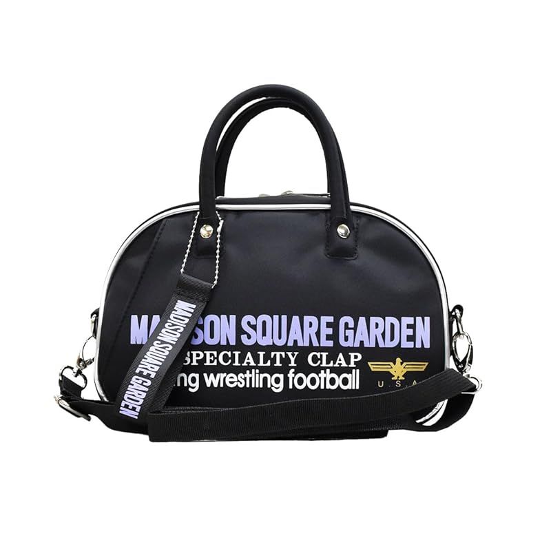 MADISON SQUARE GARDEN ミニボストンショルダー マジソンバック マディソンバッグ レディース 斜めがけ 斜め掛け オシャレ 使いやすい 軽量 17432015 (ブラックパープル) 0 4,953円
