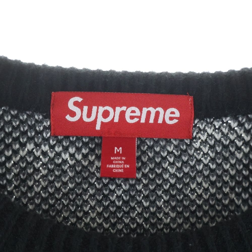 SUPREME (シュプリーム) 23AW Blow Sweater Blowロゴ柄 ジャガード 