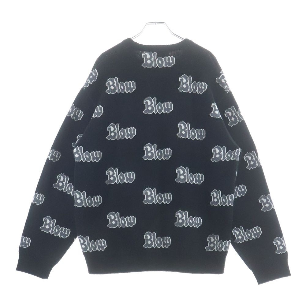 SUPREME (シュプリーム) 23AW Blow Sweater Blowロゴ柄 ジャガード 