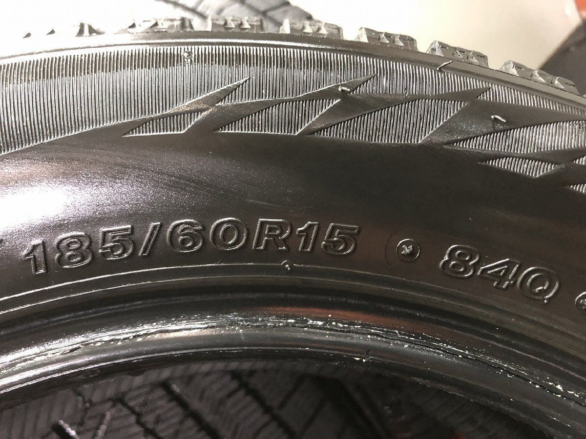 BS BRIDGESTONE BLIZZAK VRX2 185/60R15 15インチ スタッドレス 4本 21～22年製 グレイス スイフト VW/ポロ audi/A1 ヴィッツ等　(STH128)paypay決済可能 BS BRIDGESTONE BLIZZAK VRX2 185/60R15 15インチ スタッドレス 4本 21