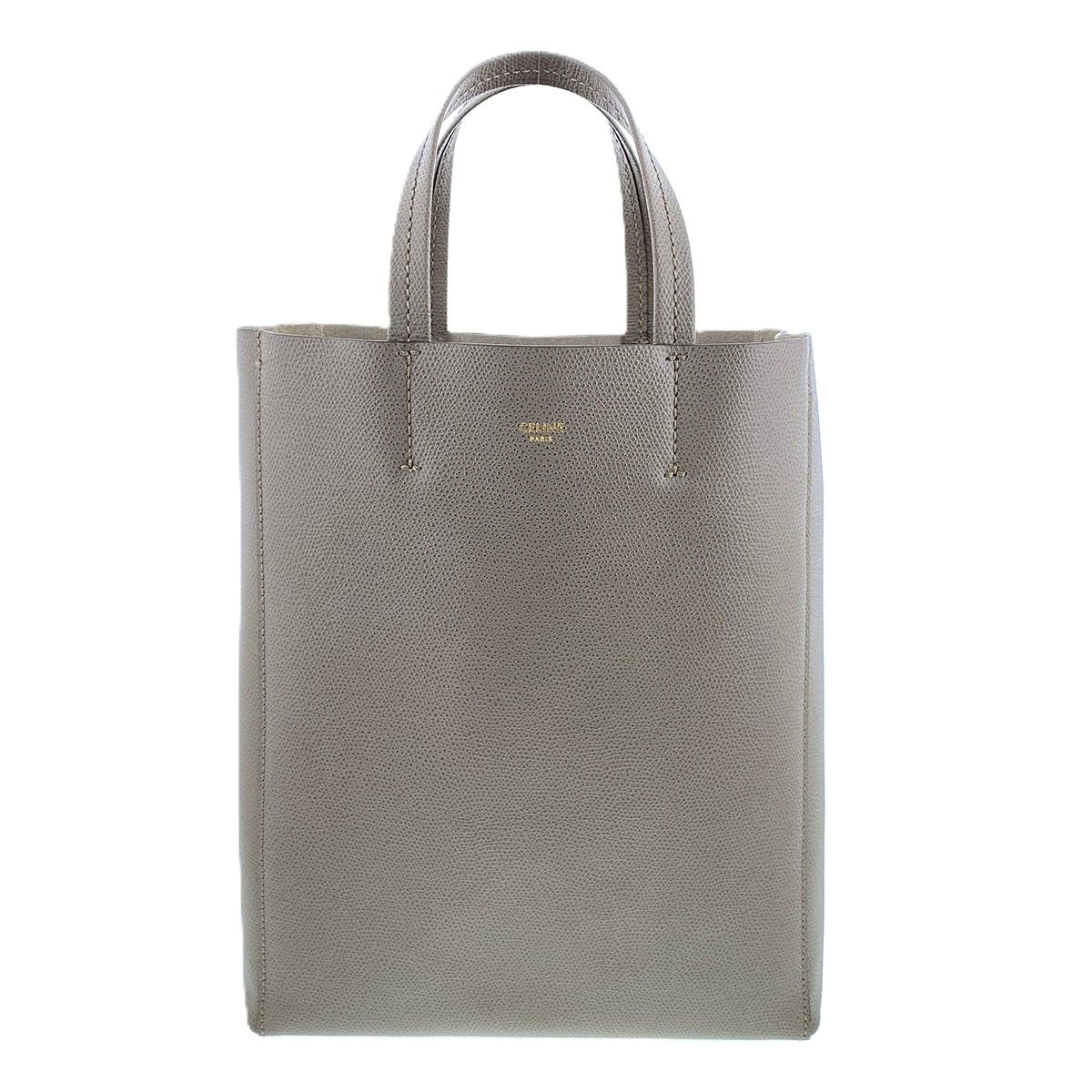 CELINE セリーヌ 2WAY バーティカル カバ スモール トート ショルダーバッグ 176183 レザー ベージュ  レディース【中古】 CELINE セリーヌ バーティカルカバスモール 176183 2way バッグ