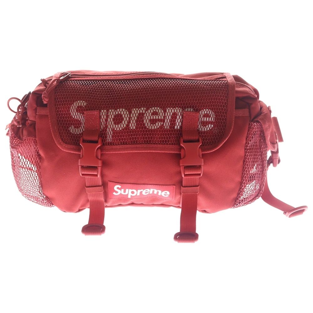 SUPREME 20SS Waist Bag レッド 極美品 SUPREME (シュプリーム) 20SS Waist Bag ボックスロゴ ショルダー