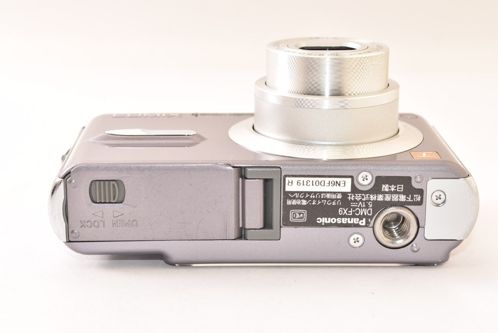 ☆ジャンク品☆ Panasonic パナソニック LUMIX DMC-FX9 モーブグレー 