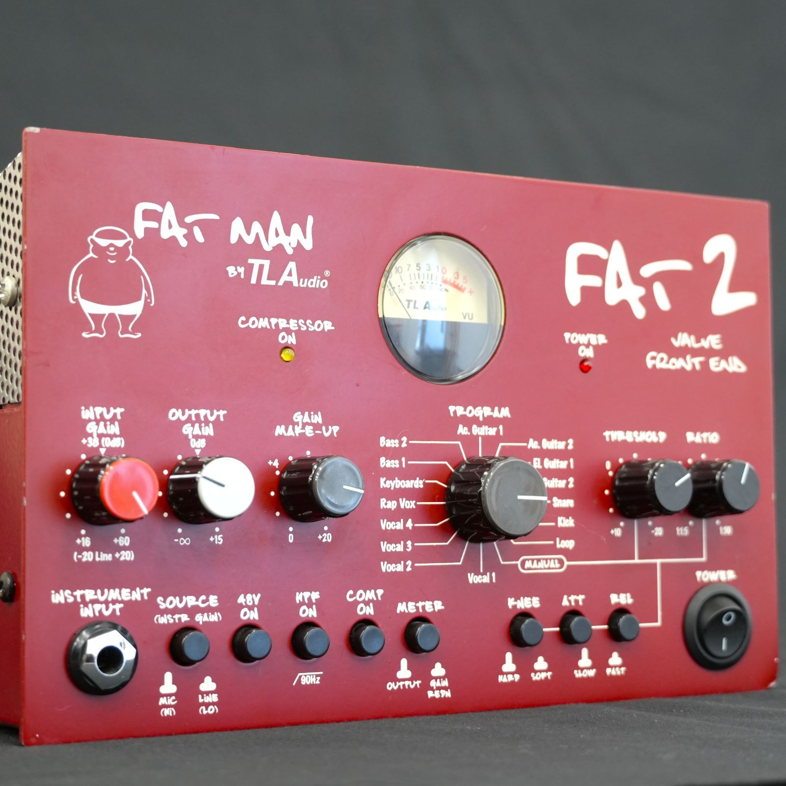 SJk]TL Audio FATMAN FAT2 真空管マイクプリアンプ コンプレッサー