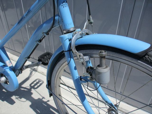 F6★9000円★整備済み 中古子供自転車 【アサヒ　イノベーションファクトリー　22インチ 　青】 F6☆整備済み☆完成車発送☆中古子ども自転車【アサヒ イノベーション
