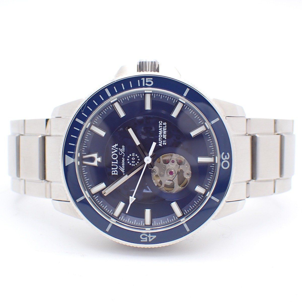 腕時計 青文字盤