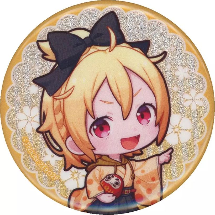 フェルト Re:ゼロから始める拉麺生活 グリッター缶バッジ コレクション