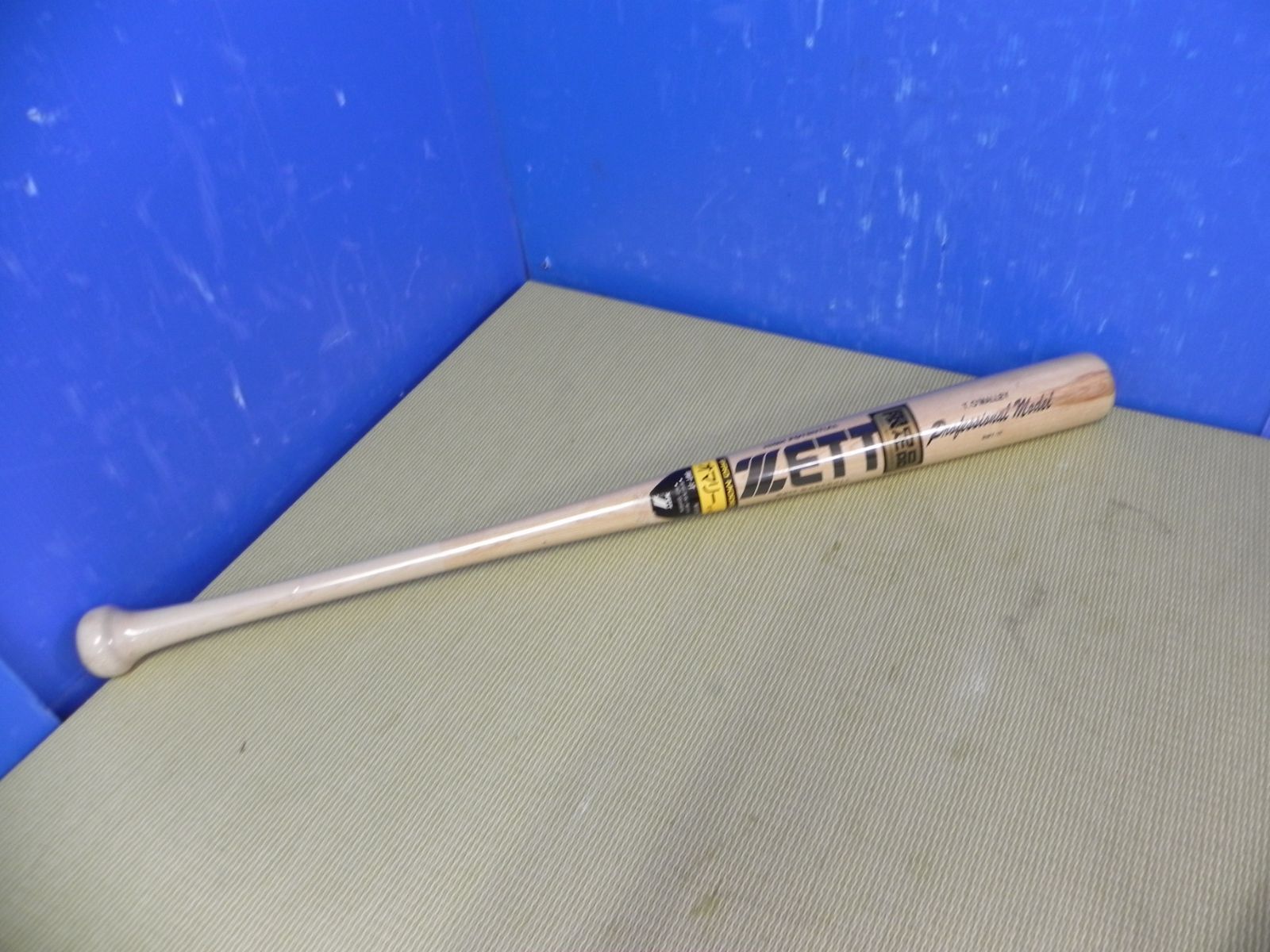 J722★未使用 保存品★野球 木製バット オマリーモデル ZETT　約85cm　約700g 現状品　送料無料★2604