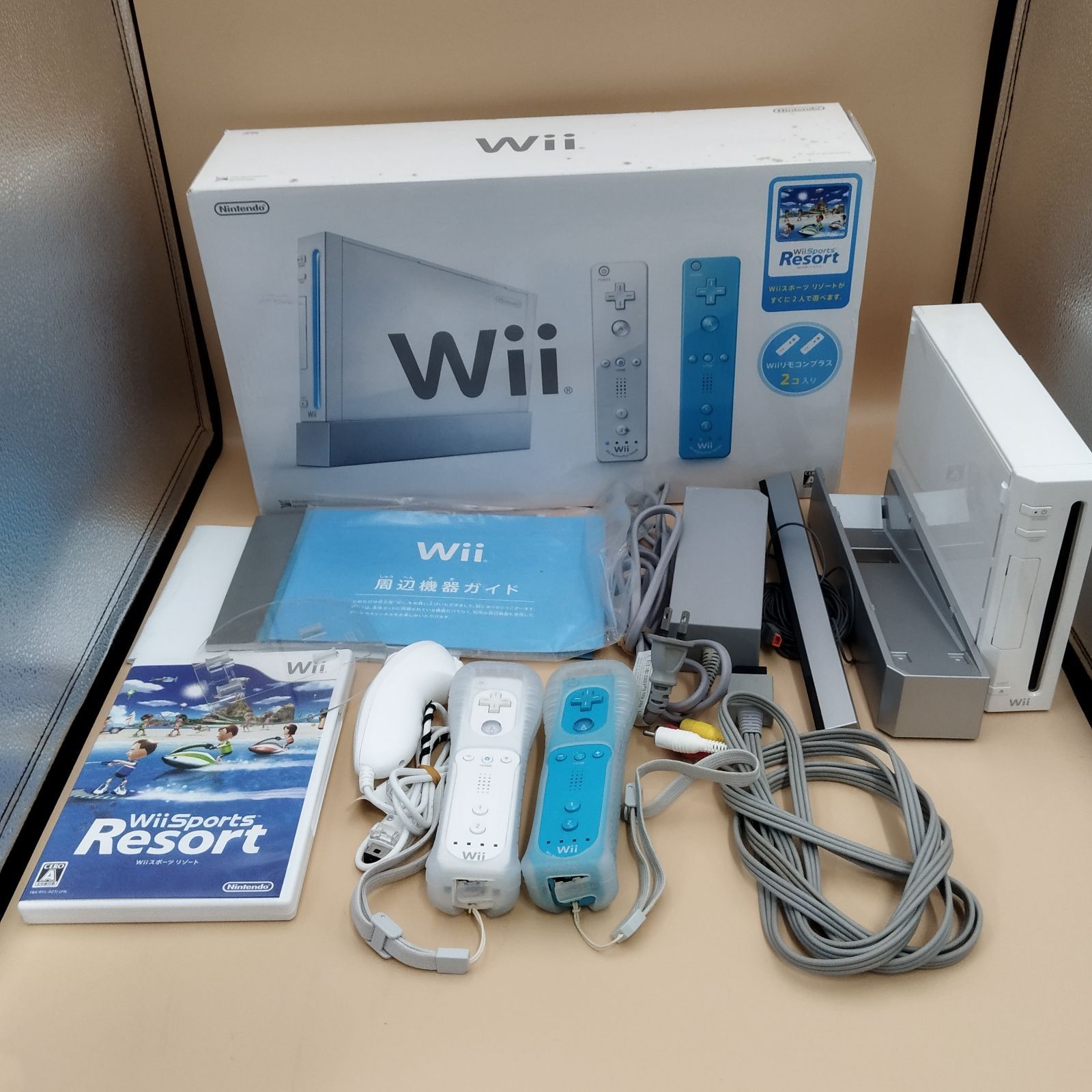 D33067】Wii 本体 Wiiスポーツリゾートセット版 - メルカリ