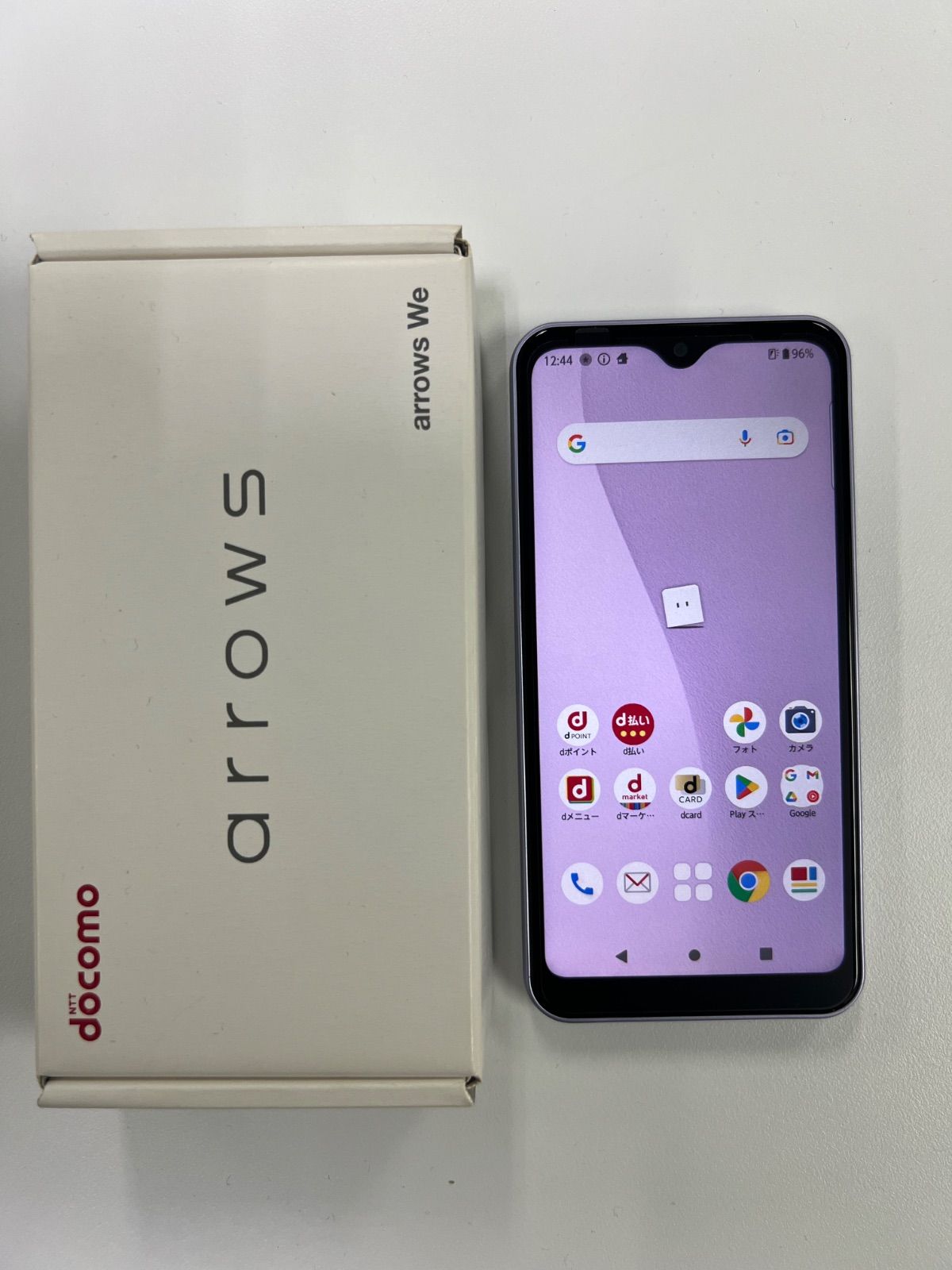 arrows We F-51B パープル 本体 SIMフリー - メルカリ