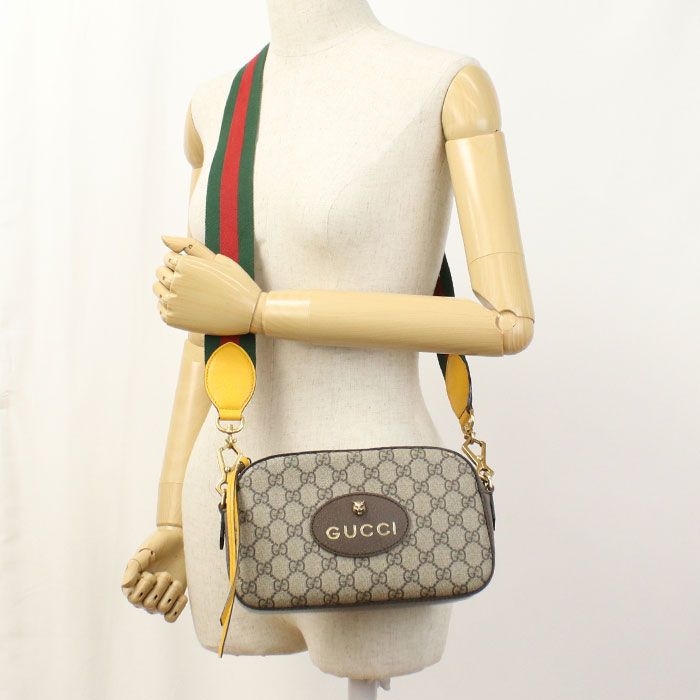 GUCCI グッチ メッセンジャーバッグ ネオヴィンテージ 476466 ショルダーバッグ GGスプリームキャンバス ベージュ レディース /253710【中古】 2240009840018.jpg