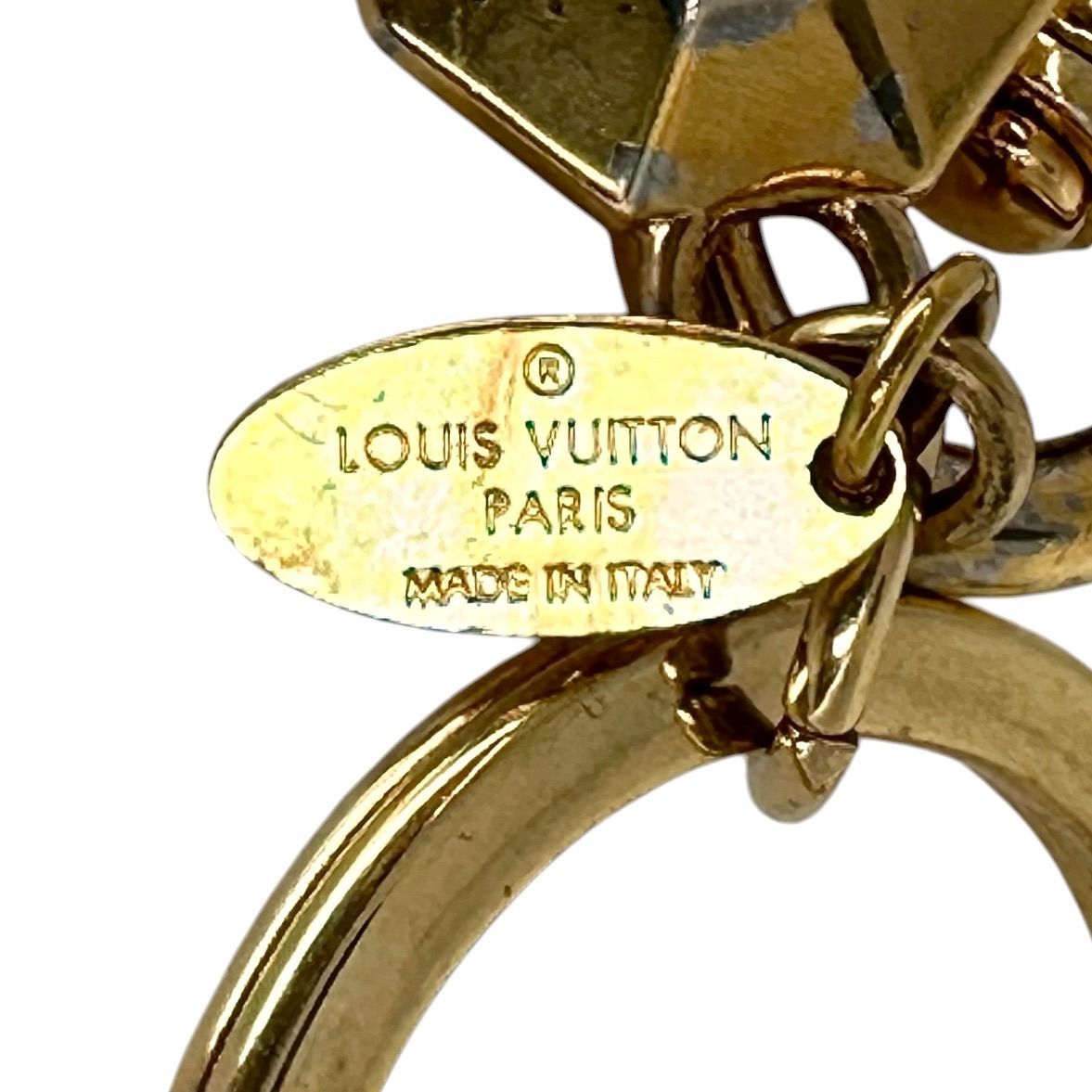 Louis Vuitton】 ルイ・ヴィトン キーホルダー ・LVファセット