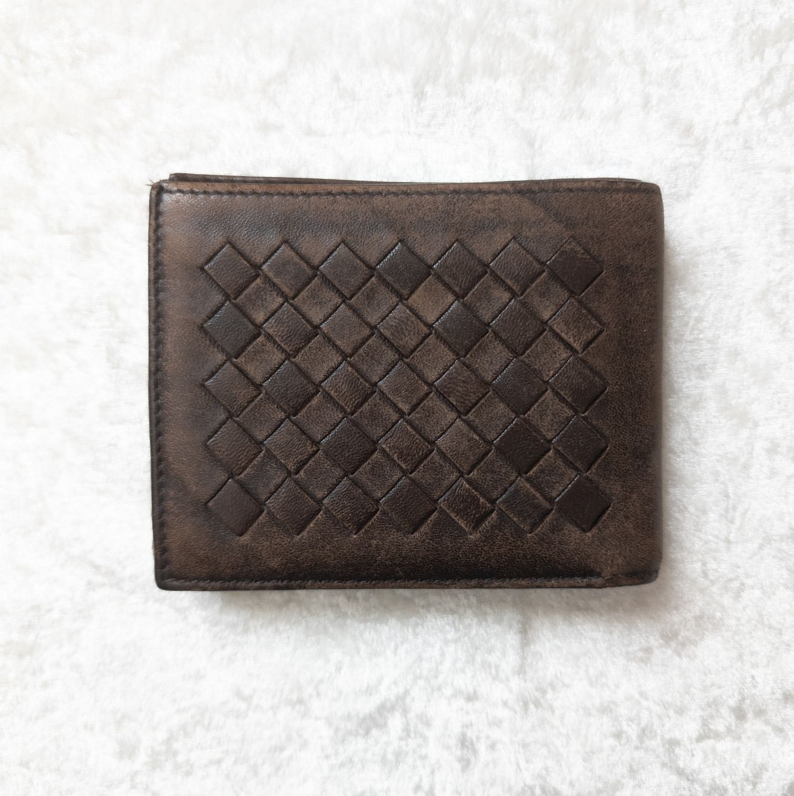 BOTTEGA VENETA ボッテガヴェネタ 2つ折り財布 ウォレット ブラウン 