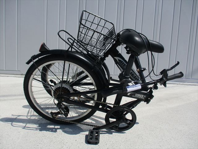 C313★￥15800★整備済み 中古折りたたみ自転車 【ドッペルギャンガー　黒　20インチ　アルミ 　ＦＲサス付き】 C313☆￥15800☆整備済み 中古折りたたみ自転車 【ドッペルギャンガー