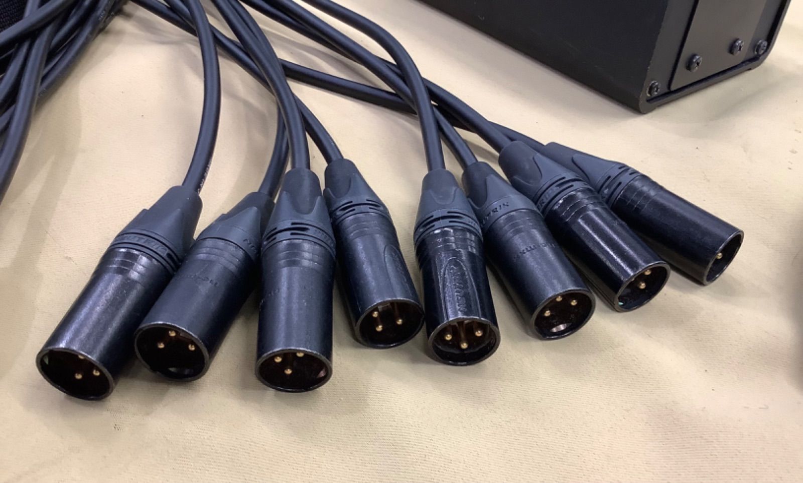 カナレ 8chコネクタボックス、XLRケーブル、マルチケーブル セット