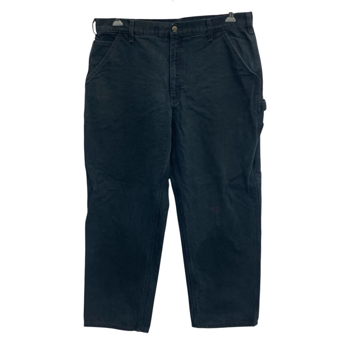 メキシコ製 Carhartt ダック ペインターパンツ W38 ブラック メキシコ製 Carhartt ダック ペインターパンツ W38 ブラック