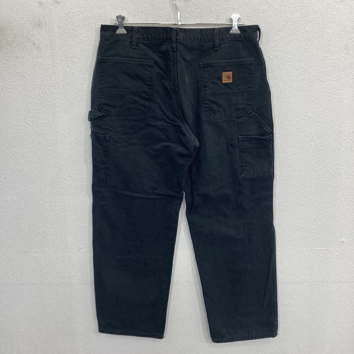 メキシコ製 Carhartt ダック ペインターパンツ W38 ブラック