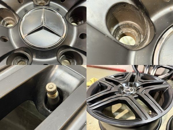 メルセデスベンツ AMG タイプ 社外ホイール 20インチ 9J5HPCD130+48 ブラック ベンツ純正キャップ W463/G63/Gクラス等　(MHD588) クレジットカード QRコード決済可能 メルセデスベンツ AMG タイプ 社外ホイール 20インチ 9J5HPCD130+48