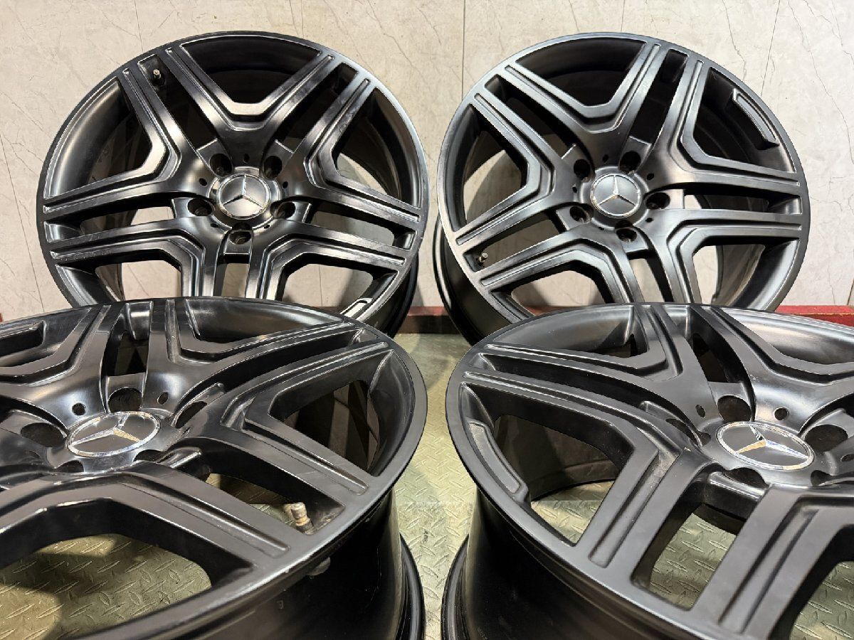 メルセデスベンツ AMG タイプ 社外ホイール 20インチ 9J5HPCD130+48 ブラック ベンツ純正キャップ W463/G63/Gクラス等　(MHD588) クレジットカード QRコード決済可能 メルセデスベンツ AMG タイプ 社外ホイール 20インチ 9J5HPCD130+48