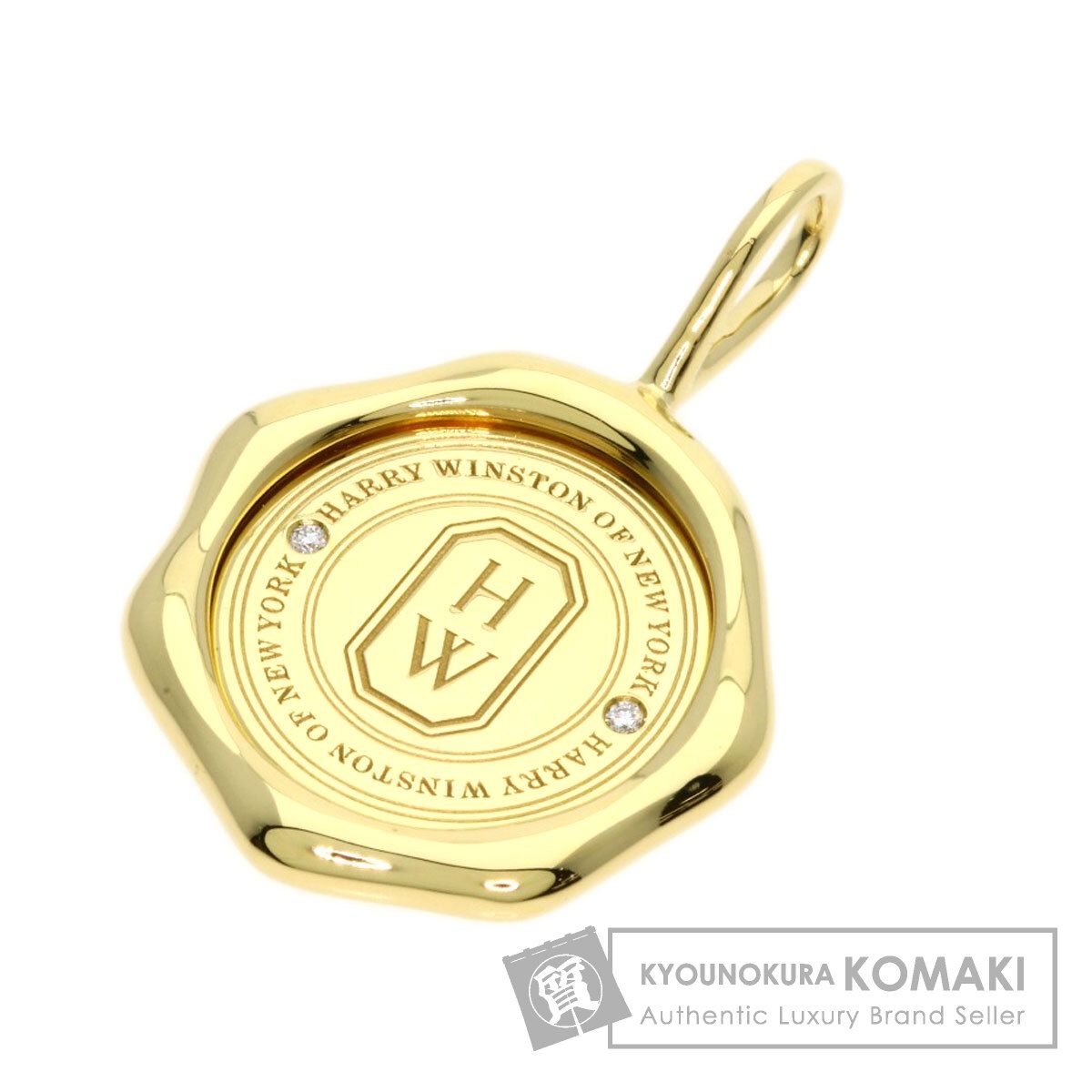ハリー ウィンストン HARRY WINSTON ロゴ 10号 リング ダイヤ 1P K18 