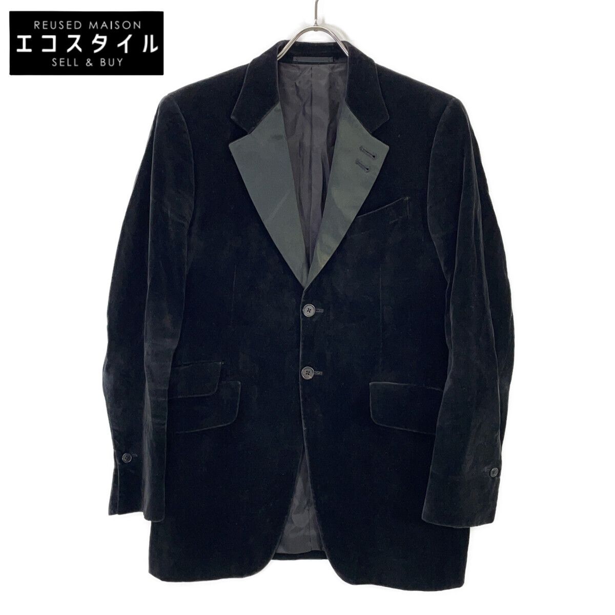 PaulSmith ポールスミス FS-ST-47631 ﾌﾞﾗｯｸ 裏地ﾌﾛｰﾗﾙ柄 ﾍﾞﾛｱ 2Bﾃｰﾗｰﾄﾞ 
