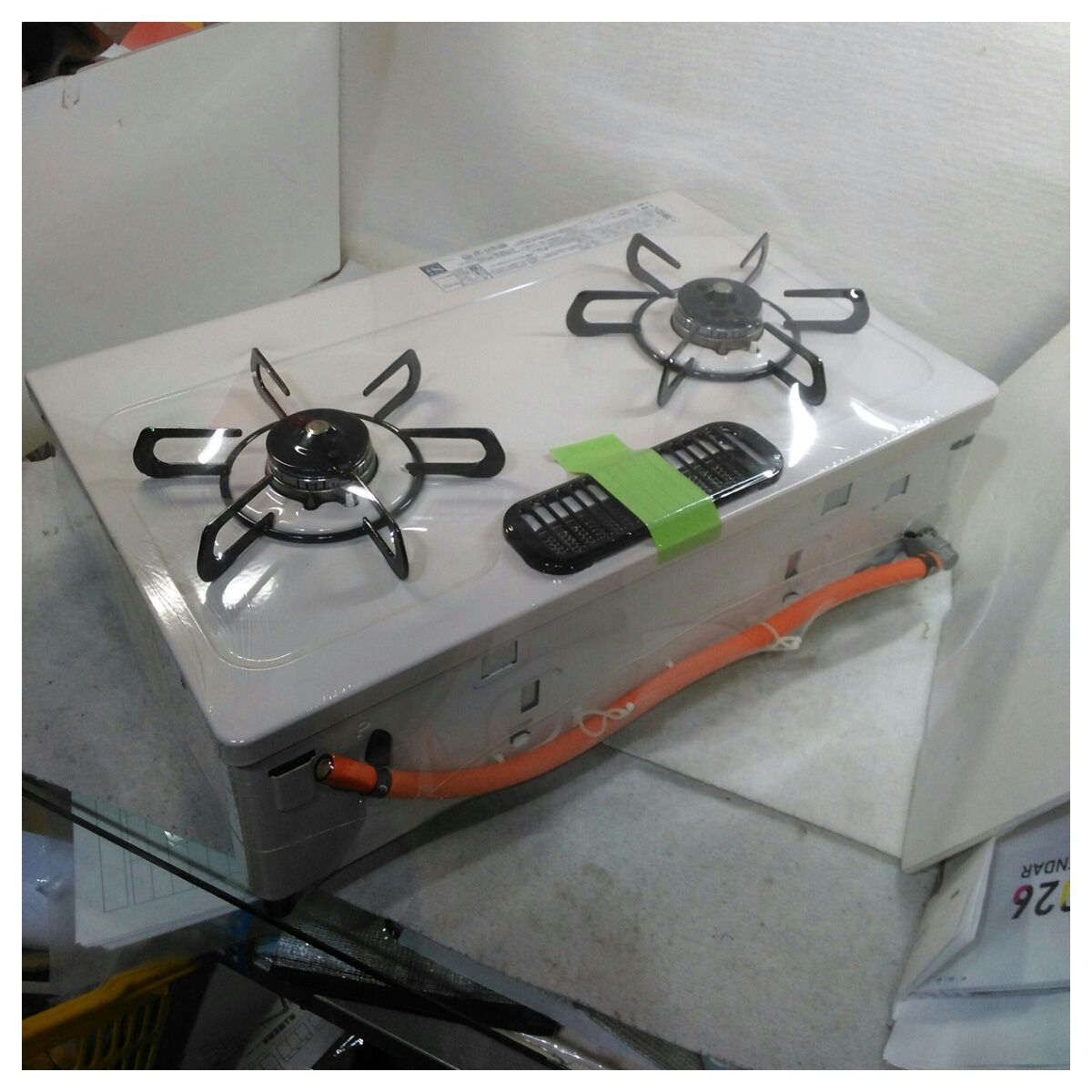 中古】本体のみ パロマ ガステーブル 左強火 LPガス用 IC-S87SH-2L-LP 