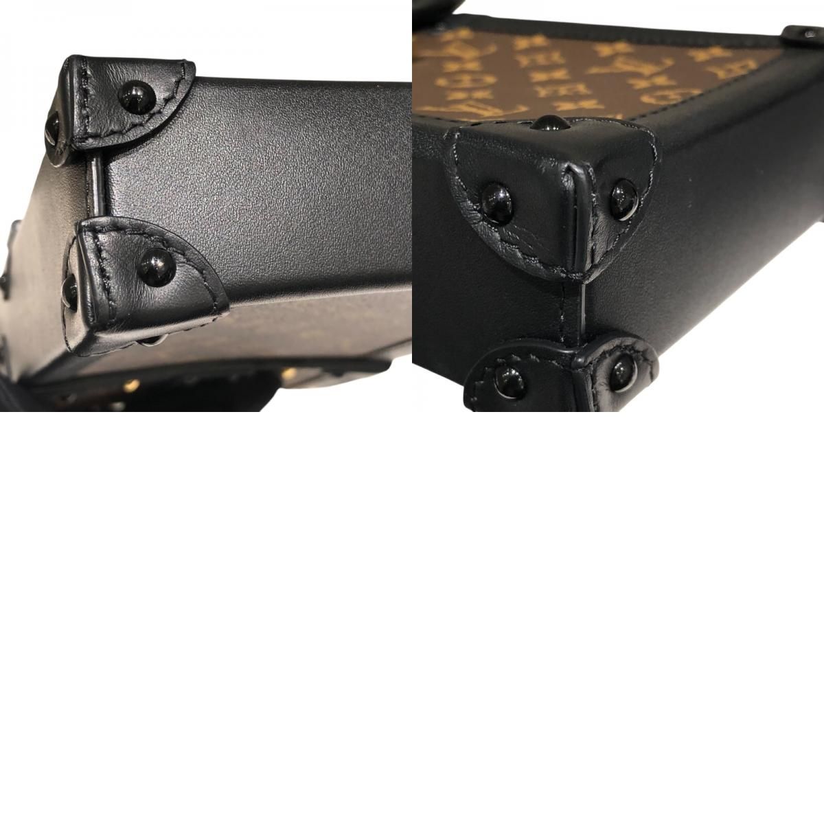 ルイ・ヴィトン LOUIS VUITTON ポシェットトランクヴェルティカル M63913 ブラウンゴールド金具 PVC レディース ショルダーバッグ ルイ・ヴィトン LOUIS VUITTON ポシェットトランクヴェルティカル