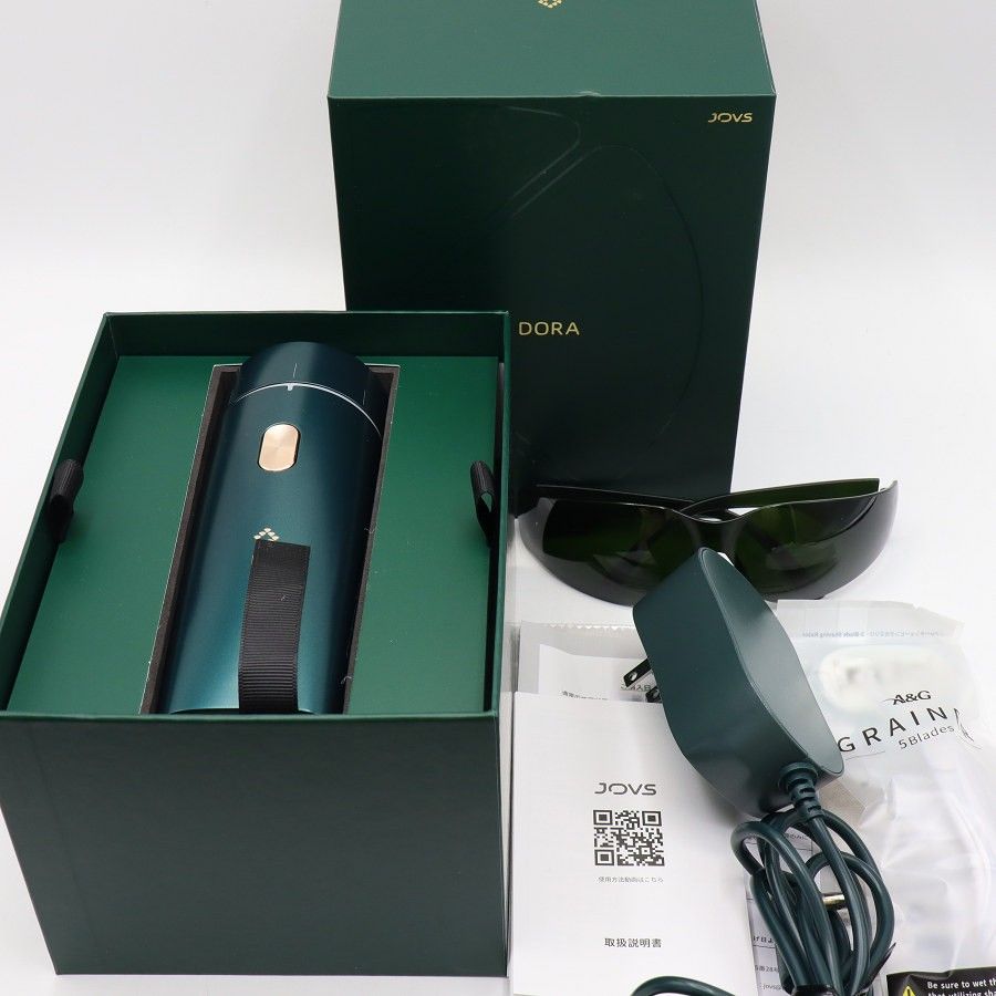 美品】JOVS DORA A366 Dora1.2 エメラルドグリーン HIPL 家庭用脱毛器 