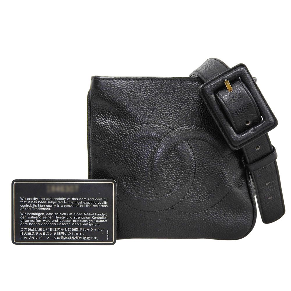 本物保証】 保付 超美品 シャネル CHANEL ココマーク ウエストバッグ 