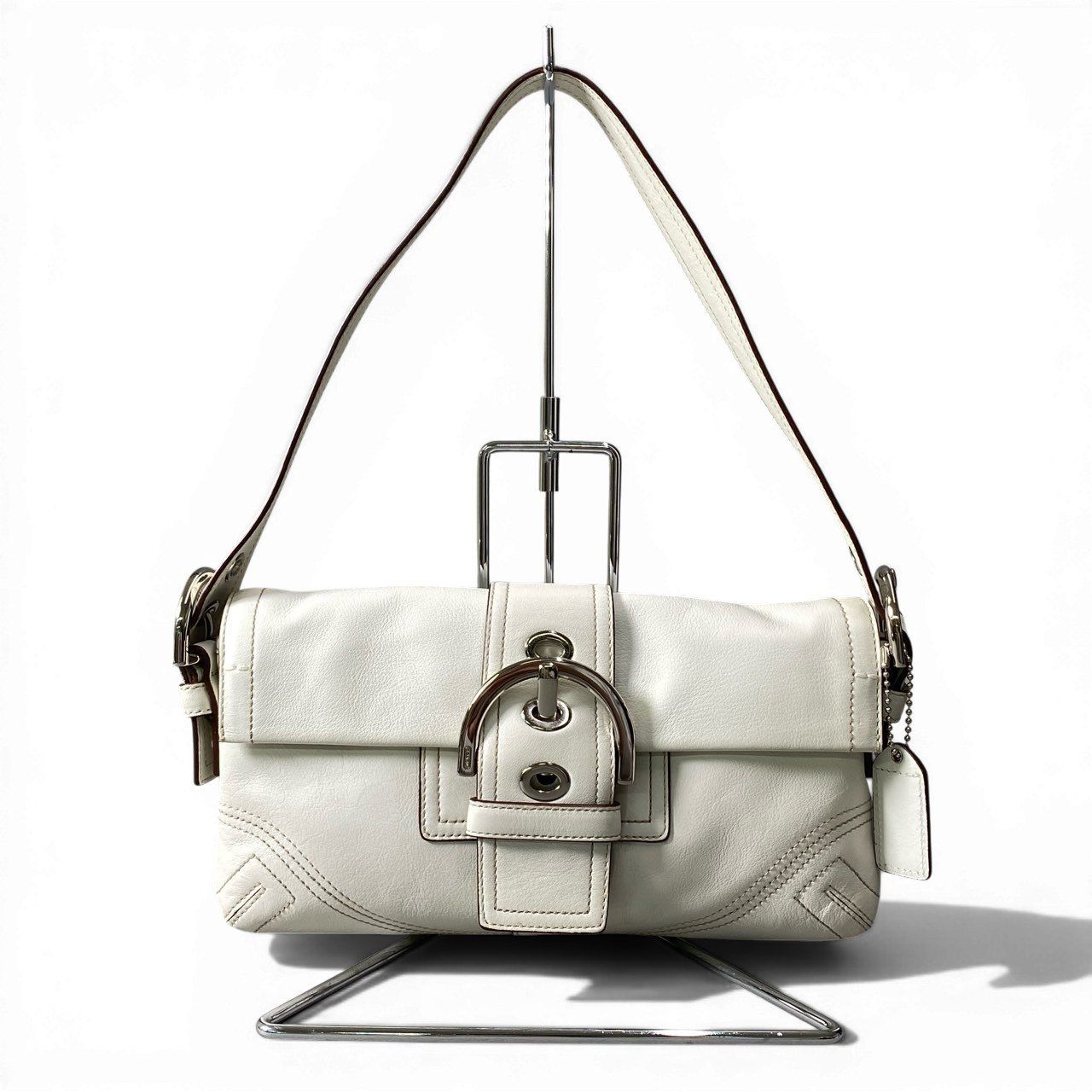 d9 《美品》 COACH コーチ ソーホー ワンショルダーバッグ Soho Smail 