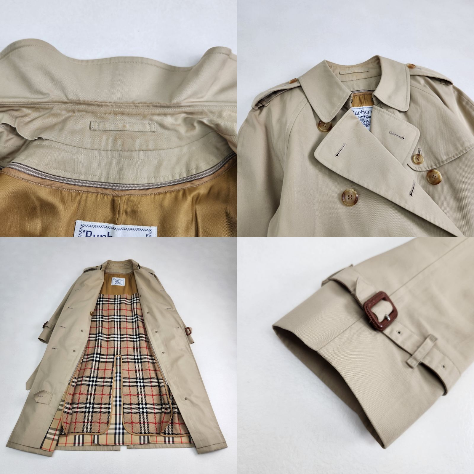 BURBERRY トレンチコート バーバリーズ ヴィンテージ ライナー付 ノバ