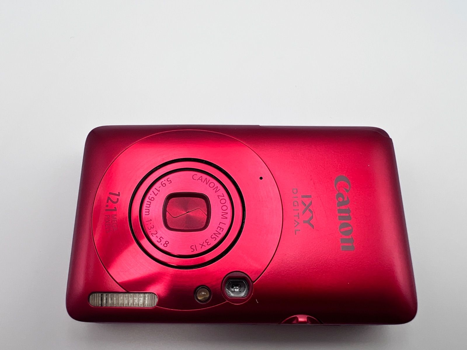 CAM43// Canon デジタルカメラ IXY DIGITAL (イクシ) 210 IS レッド 