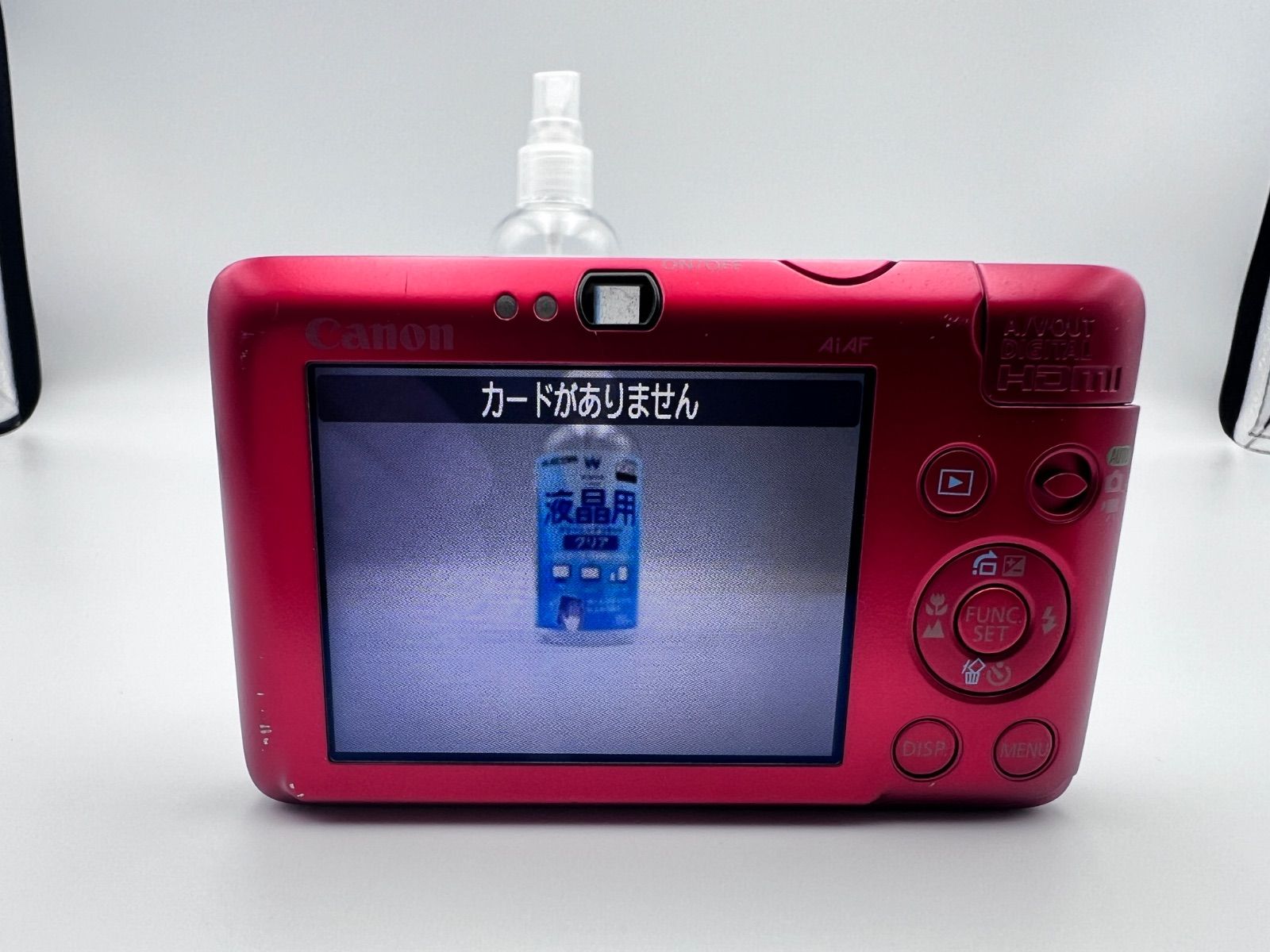 CAM43// Canon デジタルカメラ IXY DIGITAL (イクシ) 210 IS レッド 