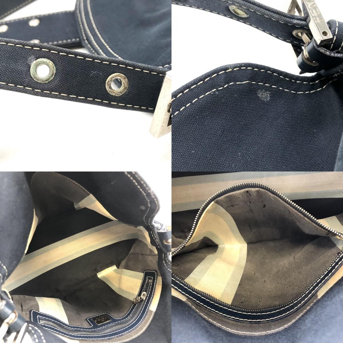 早割販売中 FENDI マンマバケット デニム マーブル金具 ワンショルダー 
