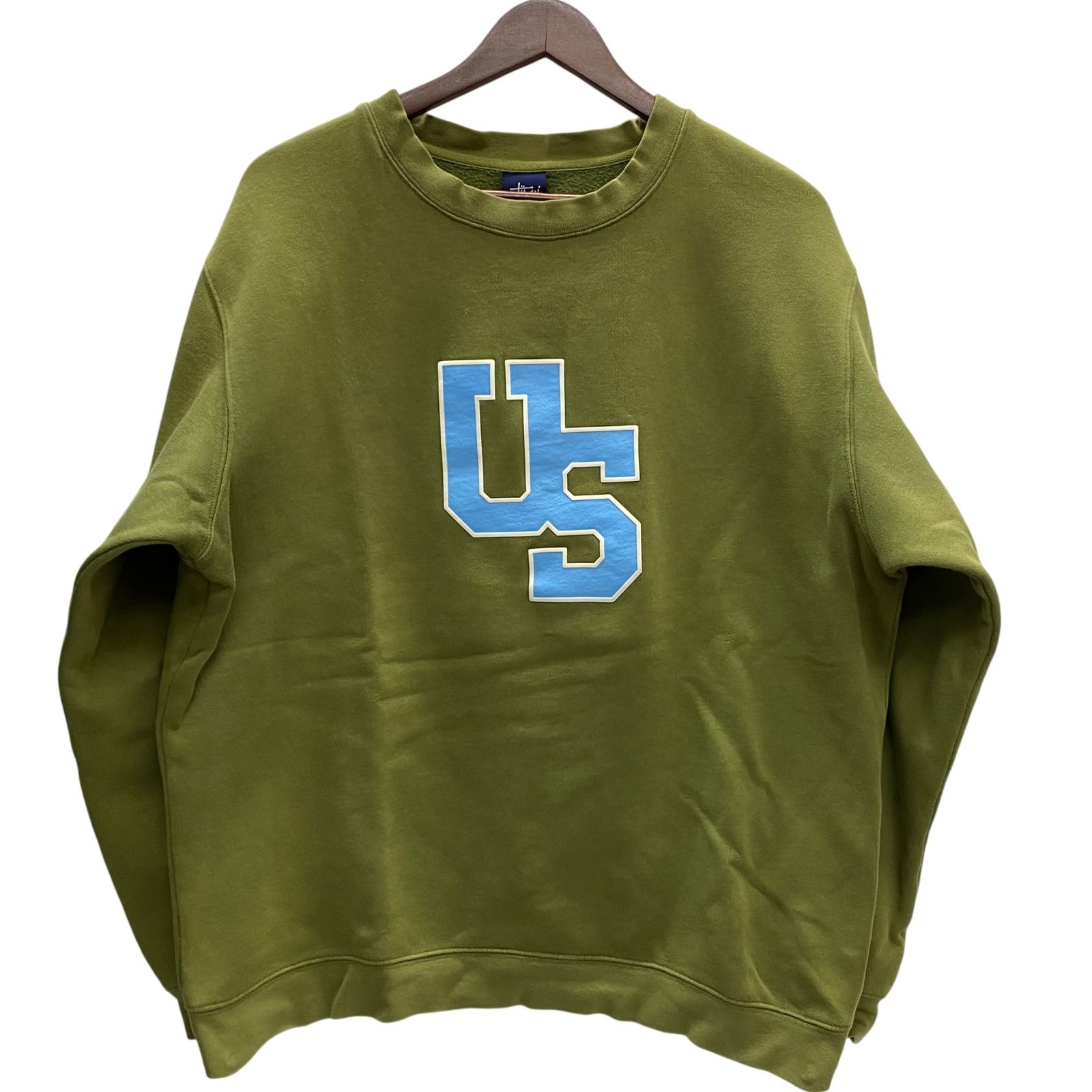 stussy グリーン スウェット Lサイズ Stussy グリーン トレーナー 