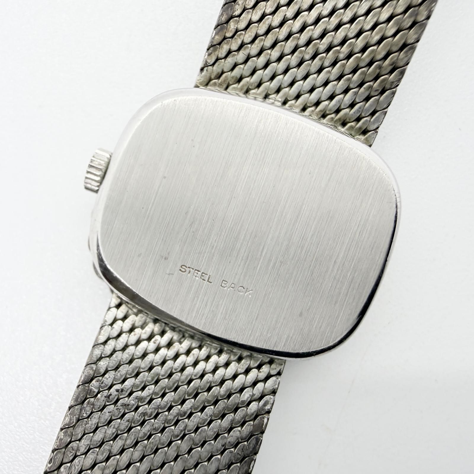 OMEGA オメガ ジュネーブ シルバー 手巻き レディース ダイヤベゼル 