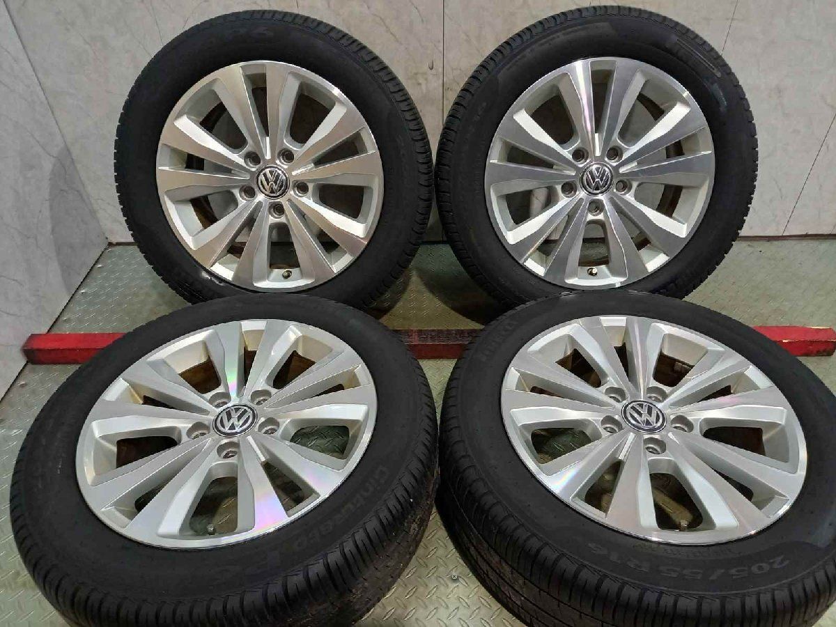 PIRELLI Cinturato P6 205/55R16】夏タイヤ【VW ゴルフ7 純正ホイール 