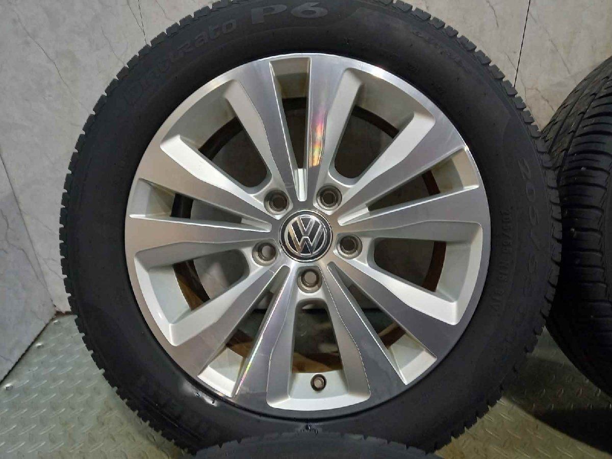 PIRELLI Cinturato P6 205/55R16】夏タイヤ【VW ゴルフ7 純正ホイール 