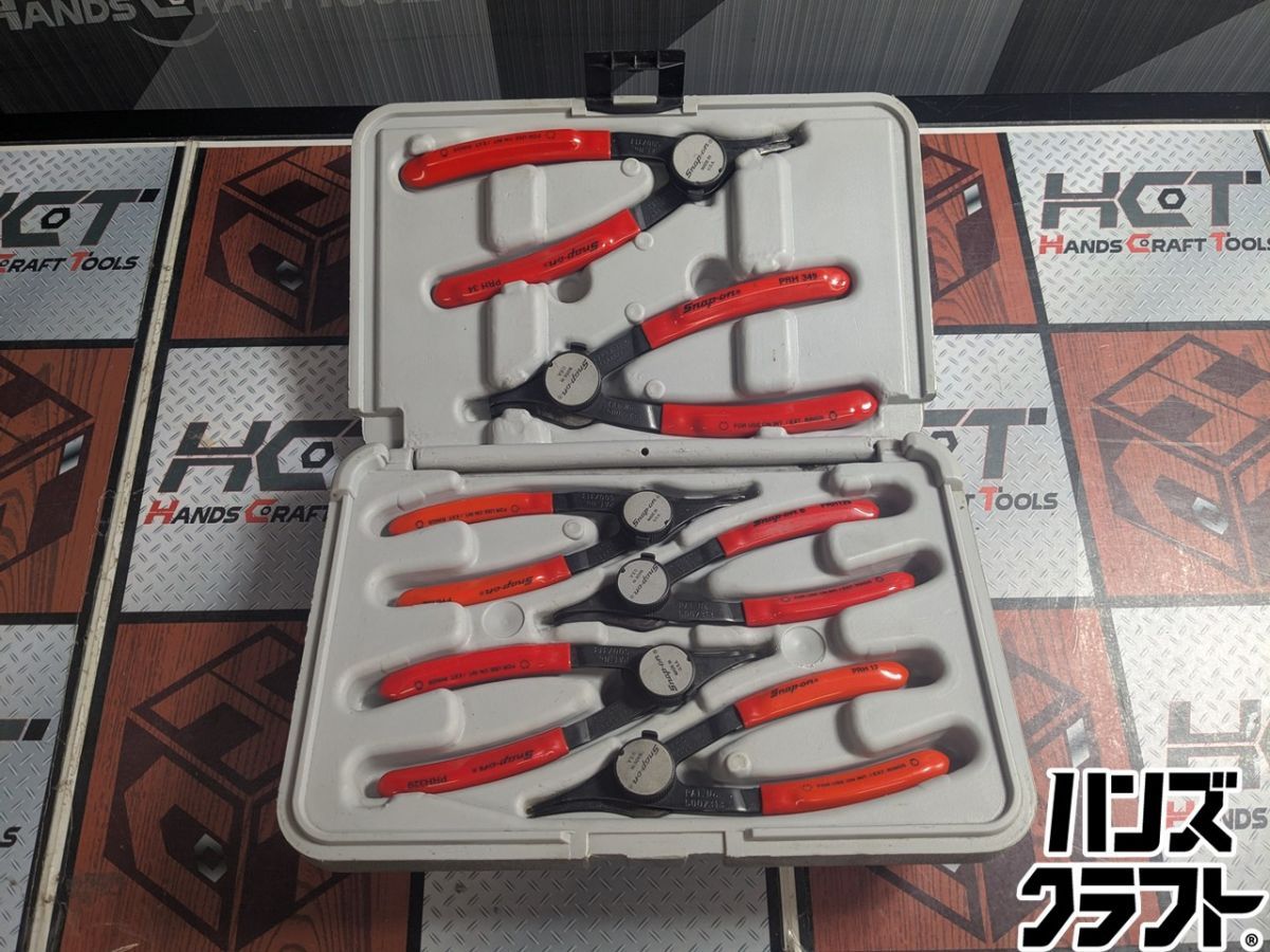 △【中古】Snap-on スナップオン PRH406 スナップリングプライヤー 6本 