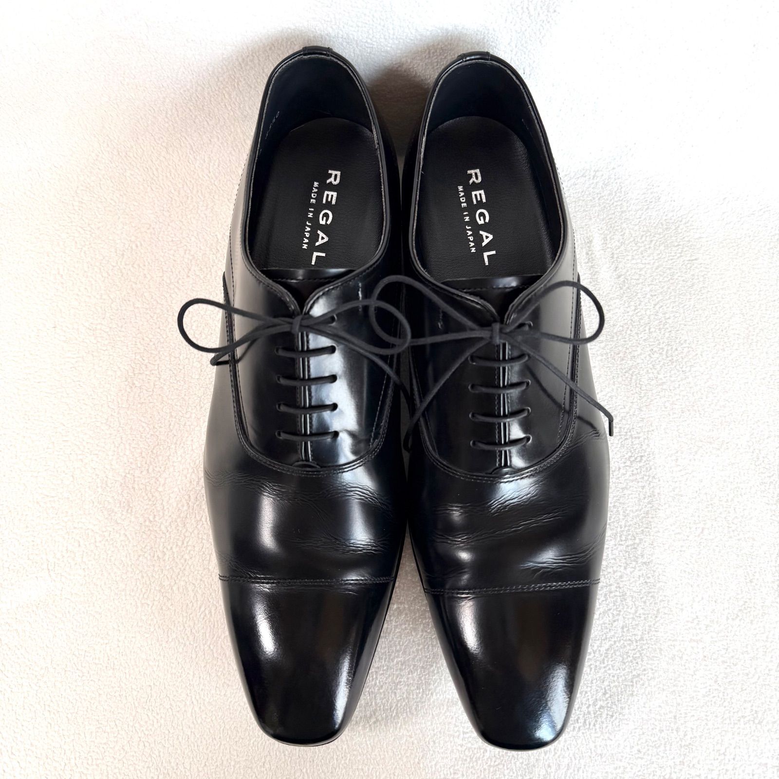 極美品・25.5✨リーガル 236s REGAL ストレートチップ キャップトゥ