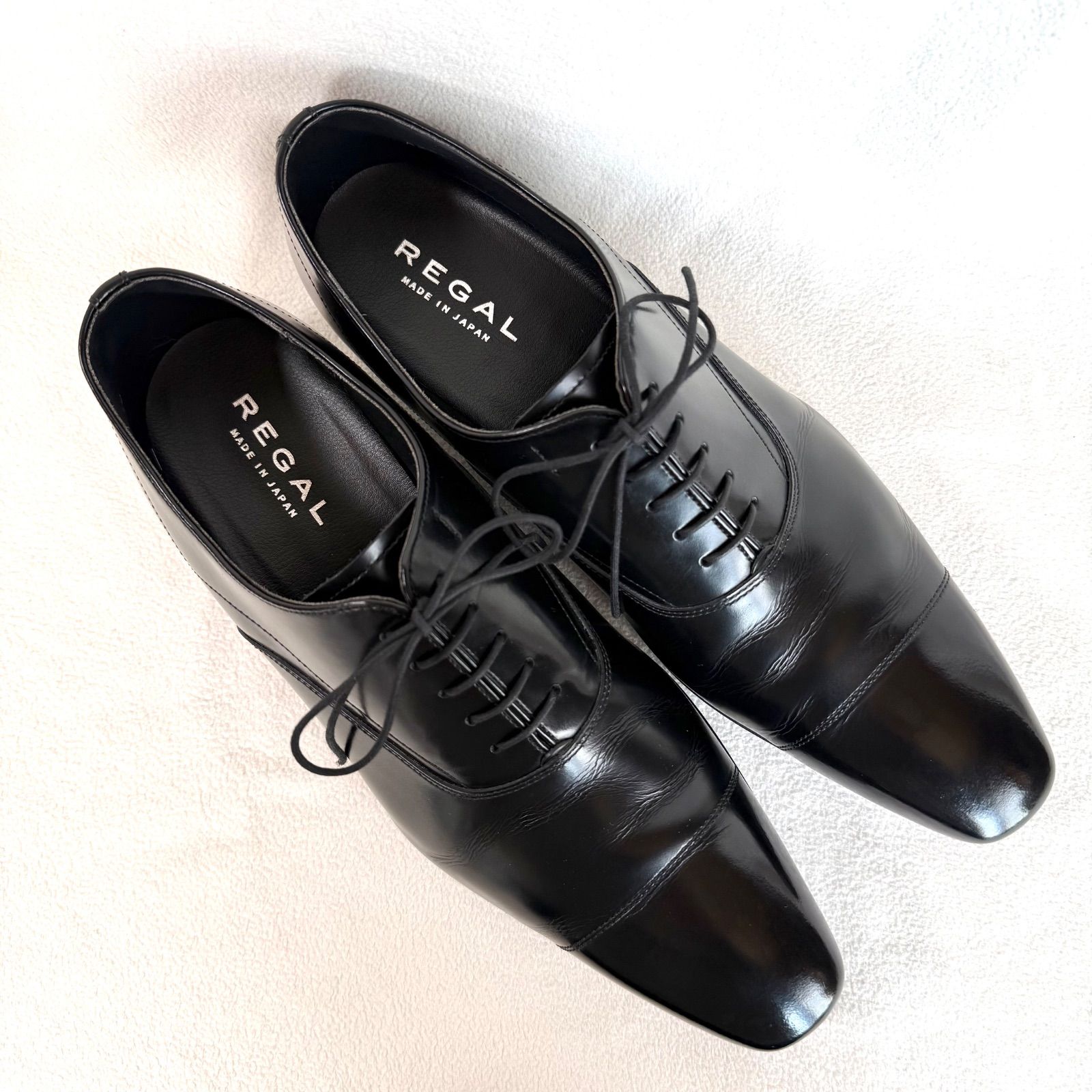 極美品・25.5✨リーガル 236s REGAL ストレートチップ キャップトゥ