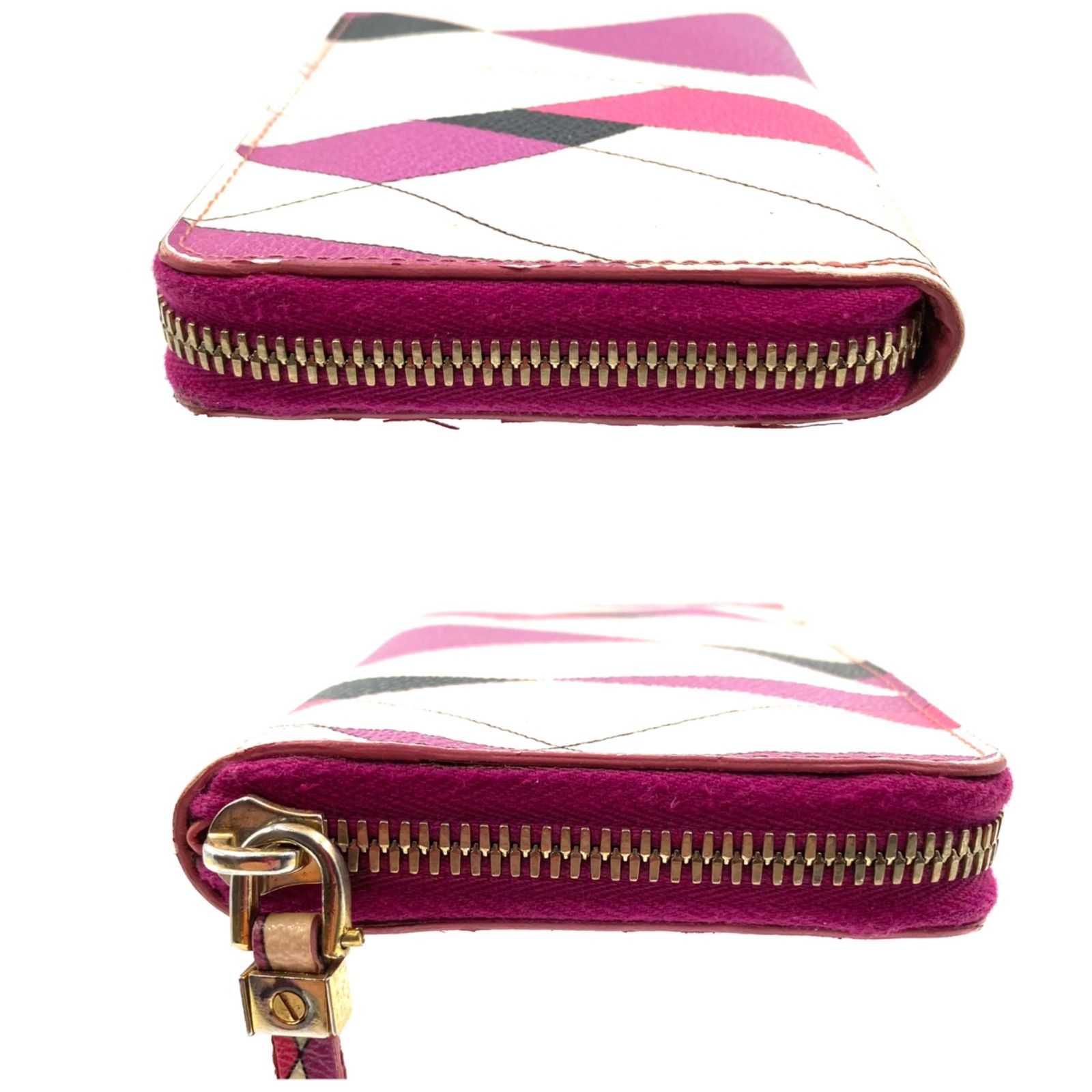 □美品□EMILIO PUCCI エミリオプッチ プッチ柄総柄 ラウンド